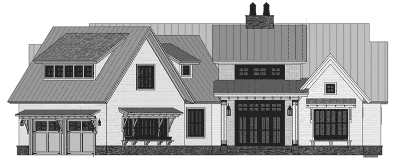 Beach & Coastal House Plan Front Elevation - 091D-0511 - Shop House Plans and More