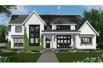 Farmhouse Plan Front of Home - 091D-0515 - Shop House Plans and More