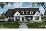 Vacation House Plan Front of House 091D-0516