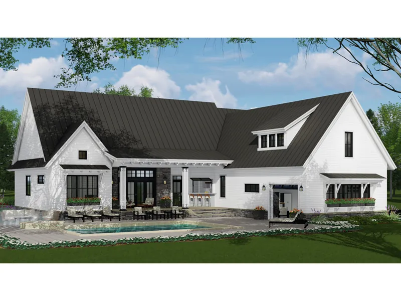 Southern House Plan Rear Photo 01 - 091D-0516 - Shop House Plans and More