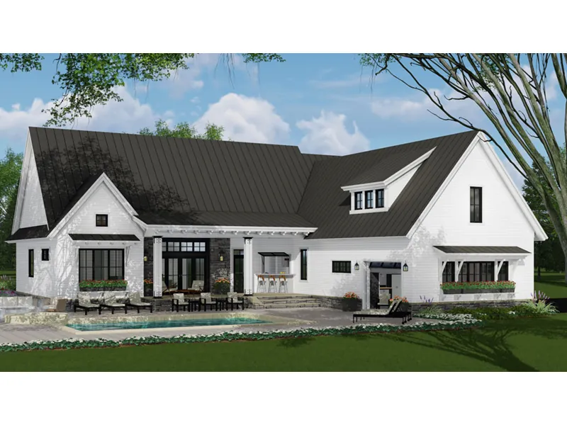 Southern House Plan Rear Photo 02 - 091D-0516 - Shop House Plans and More