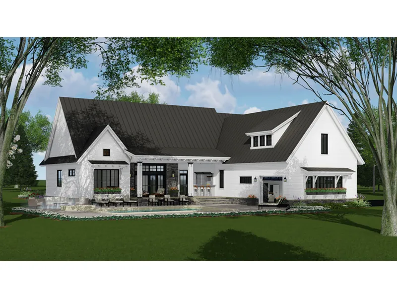 Southern House Plan Rear Photo 03 - 091D-0516 - Shop House Plans and More