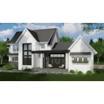 Vacation House Plan Front of House 091D-0518