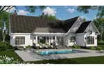 Craftsman House Plan Rear Photo 01 - Terry Hill Modern Farmhouse 091D-0521 - Shop House Plans and More