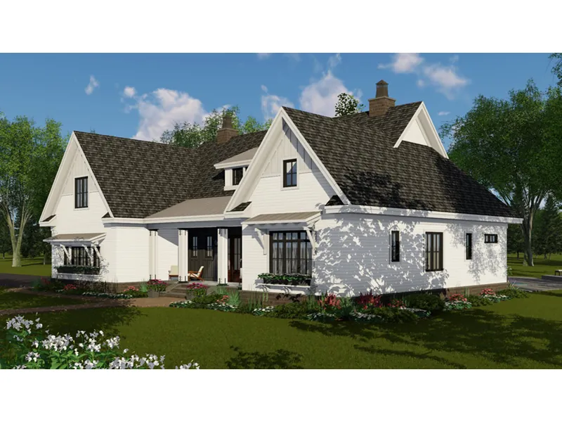 Country House Plan Side View Photo 01 - Southwin Modern Farmhouse 091D-0523 - Shop House Plans and More