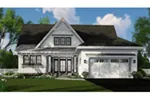 Arts & Crafts House Plan Front of House 091D-0525