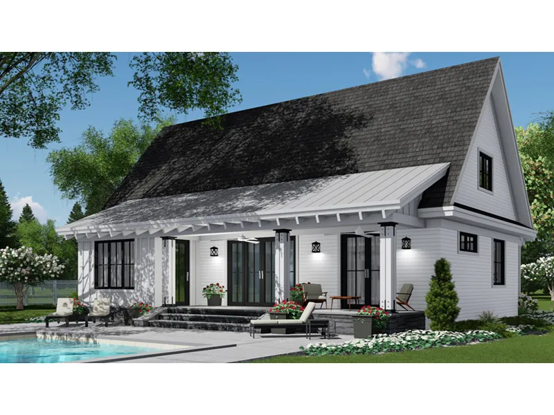 Country House Plan Rear Photo 03 - 091D-0525 - Shop House Plans and More
