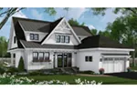 Modern House Plan Front Photo 01 - Abeline Modern Farmhouse Home 091D-0527 - Search House Plans and More