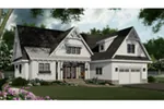 Mountain House Plan Front of Home - Kerston Hill Modern Farmhouse 091D-0530 - Search House Plans and More