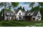 Country House Plan Front of Home - 091D-0533 - Shop House Plans and More