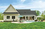 Country House Plan Rear Photo 01 - Homestead Hill Modern Farmhouse 091D-0534 - Shop House Plans and More