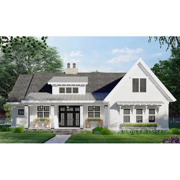 Modern House Plan Front of Home - 091D-0539 | House Plans and More