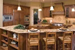 Luxury House Plan Kitchen Photo 02 - Vincennes Place Craftsman Home 091S-0002 - Shop House Plans and More