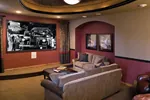 Luxury House Plan Media Room Photo 01 - Vincennes Place Craftsman Home 091S-0002 - Shop House Plans and More