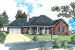 Traditional Ranch Home With Hip Roof Design