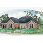 Southern Country Home With Appealing Brick Exterior