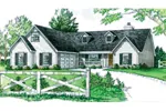 Twin Dormers Grace This Cozy Country Home