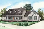 Cape Cod Colonial Home With Large Inviting Front Porch