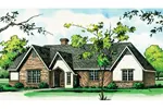 Country House Plan Front of Home - Palacios Country Ranch Home 092D-0087 - Shop House Plans and More