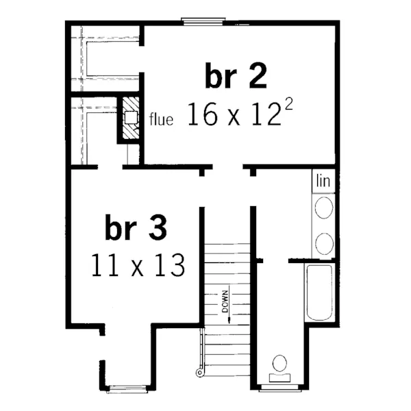 Country House Plan Second Floor - Shiloh Crest Country Home 092D-0181 - Shop House Plans and More