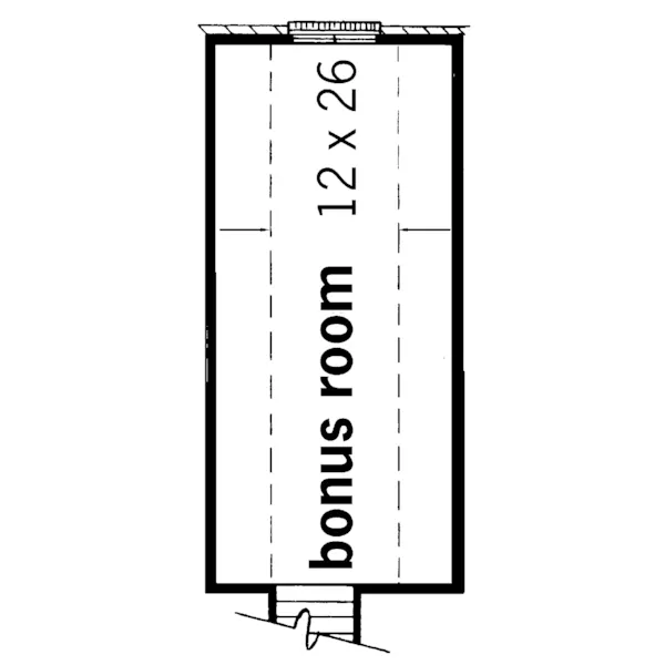 Georgian House Plan Bonus Room - Glenfield Terrace European Home 092D-0222 - Search House Plans and More