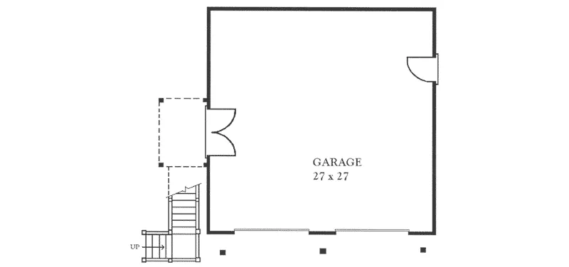 Country House Plan Garage Floor Plan - Keithley Apartment Garage 095D-0001 - Search House Plans and More