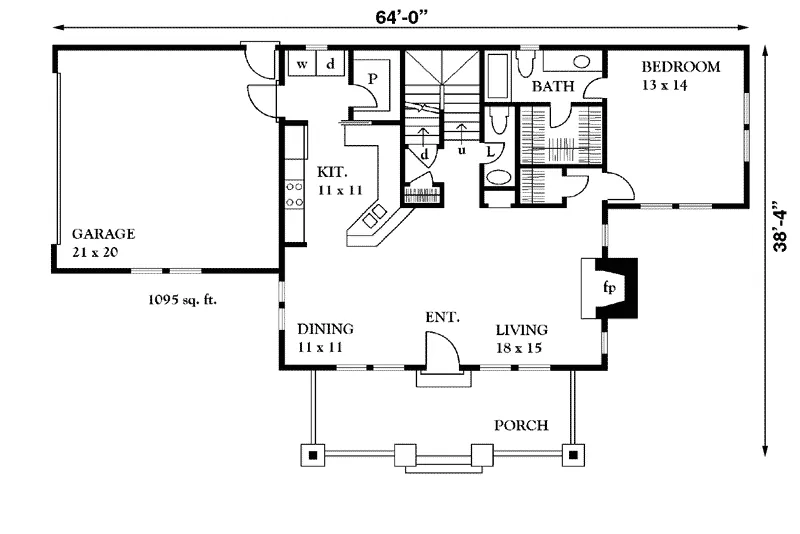 Craftsman House Plan First Floor - Westport Crossing Bungalow Home 095D-0004 - Shop House Plans and More