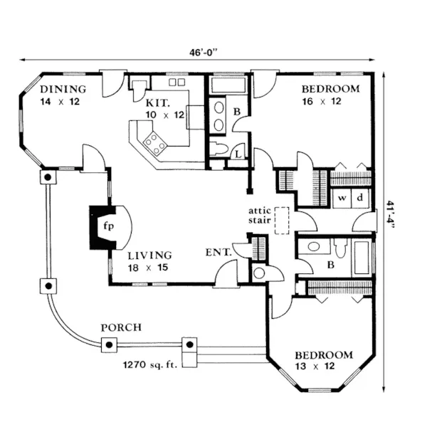 Country House Plan First Floor - Kemberg Craftsman Bungalow Home 095D-0005 - Search House Plans and More