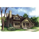 Country Bunglaow Style Home With Craftsman Accents