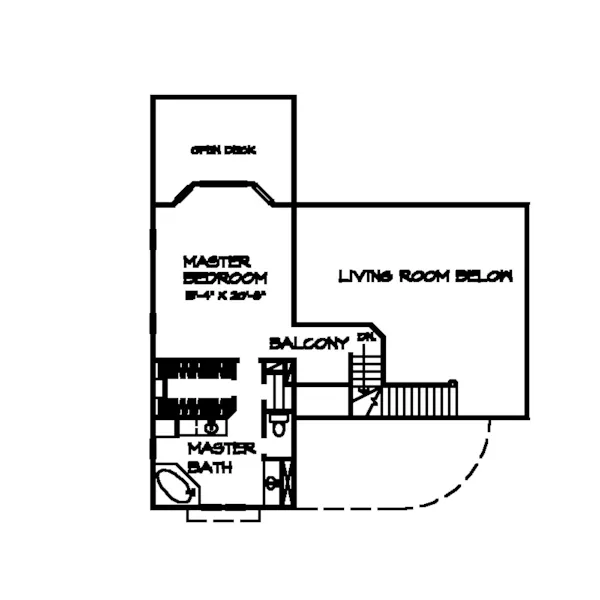 Traditional House Plan Second Floor - Sidonia Hill Country Home 095D-0019 - Shop House Plans and More