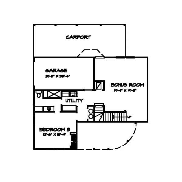 Traditional House Plan Lower Level Floor - Sidonia Hill Country Home 095D-0019 - Shop House Plans and More