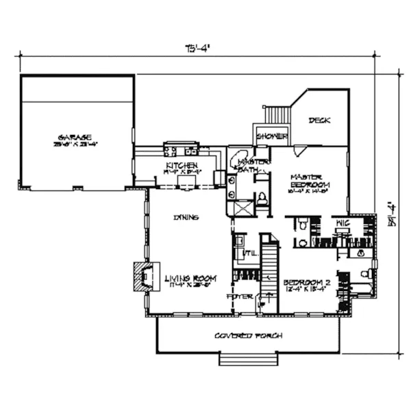 Acadian House Plan First Floor - Masonhall Country Home 095D-0020 - Shop House Plans and More