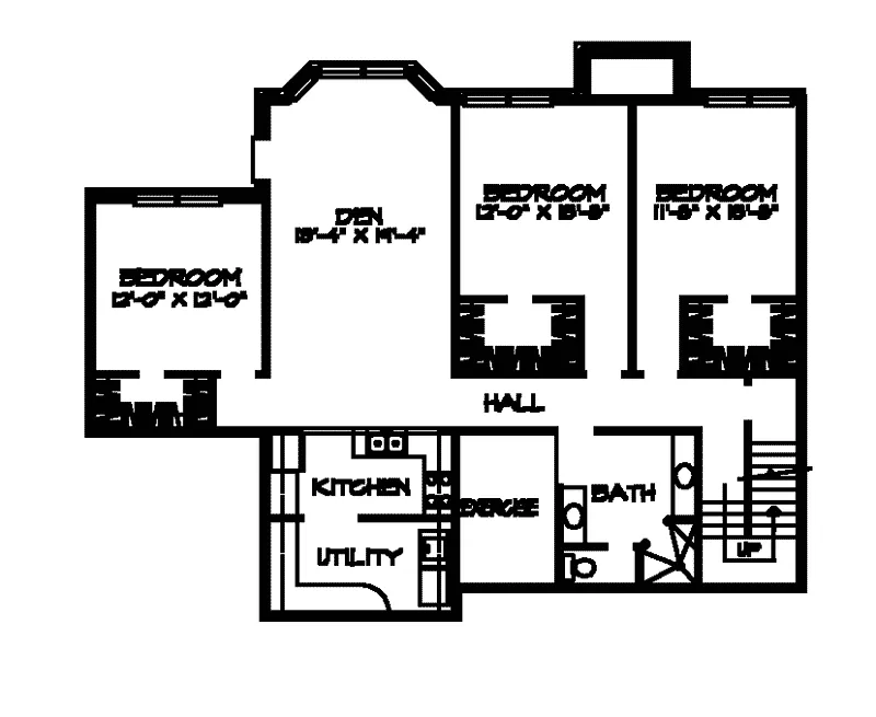 Rustic House Plan Lower Level Floor - Ripley Traditional Home 095D-0024 - Shop House Plans and More
