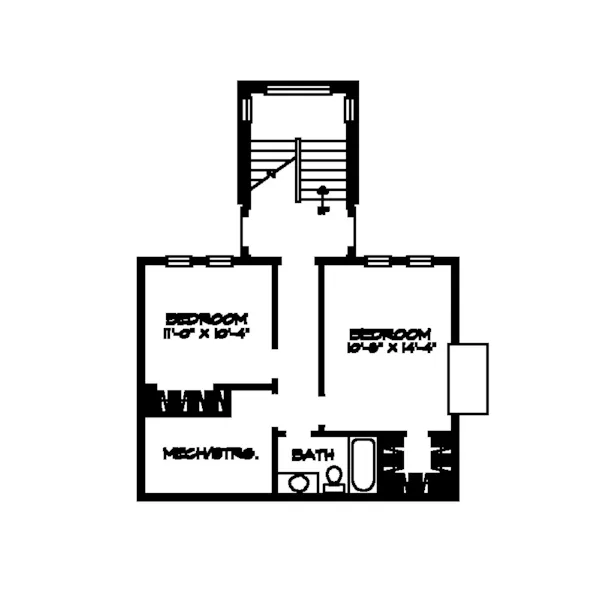 Country House Plan Lower Level Floor - Palm Harbor Waterfront Home 095D-0029 - Shop House Plans and More