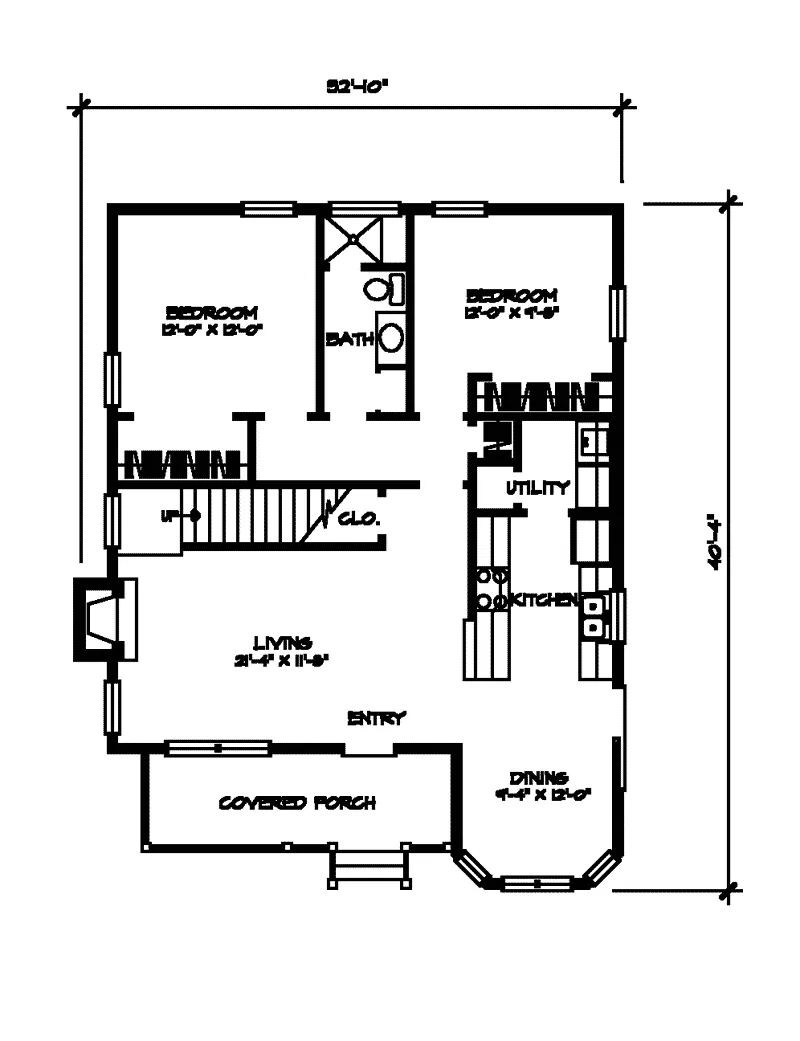 Rustic House Plan First Floor - Fairview Heights Rustic Home 095D-0031 - Search House Plans and More