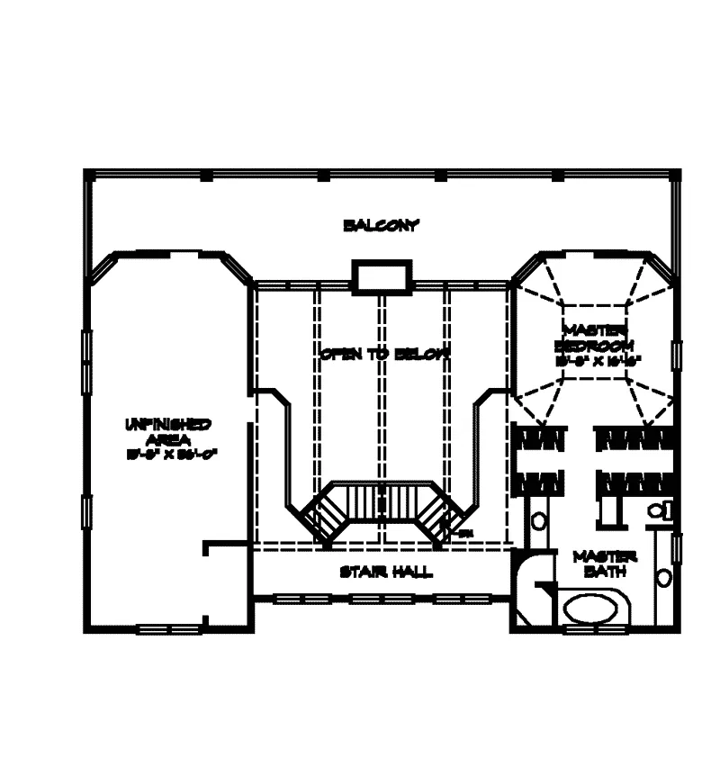 Country House Plan Second Floor - Clovercroft Farmhouse 095D-0032 - Search House Plans and More
