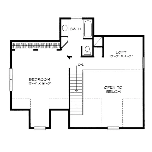 Country House Plan Second Floor - Donnelly Rustic Home 095D-0034 - Search House Plans and More