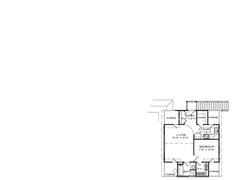 Tudor House Plan Second Floor - Gilmore Crest Country Home 095D-0040 - Search House Plans and More