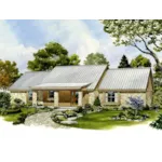 Rustic House Plan Front of House 095D-0042