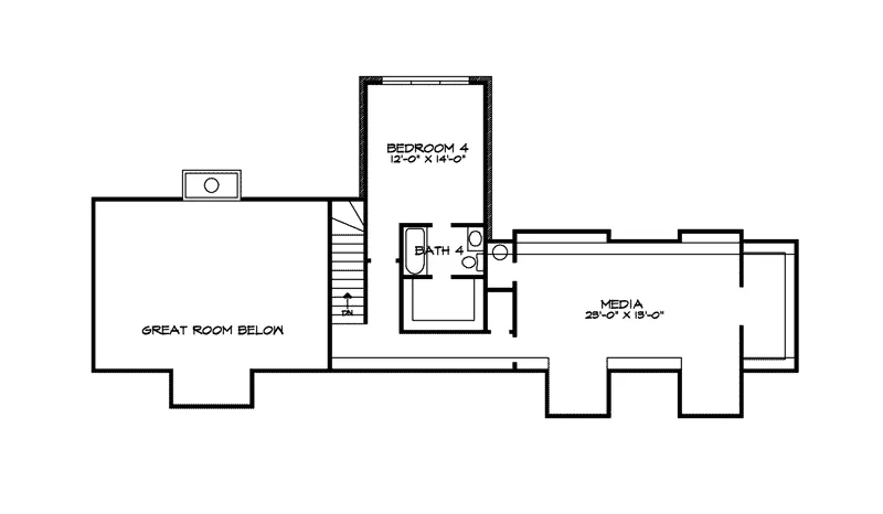 Early American House Plan Second Floor - Shipps Bend Traditional Home 095D-0043 - Shop House Plans and More