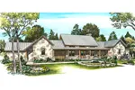 European House Plan Front Image - Dickson Rustic Country Home 095D-0046 - Search House Plans and More