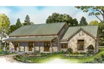 Country House Plan Front of Home - Sugar Tree Rustic Ranch Home 095D-0049 - Shop House Plans and More