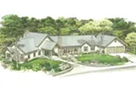 Country House Plan Front of House 095D-0052