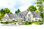 Luxury House Plan Front of House 095S-0003