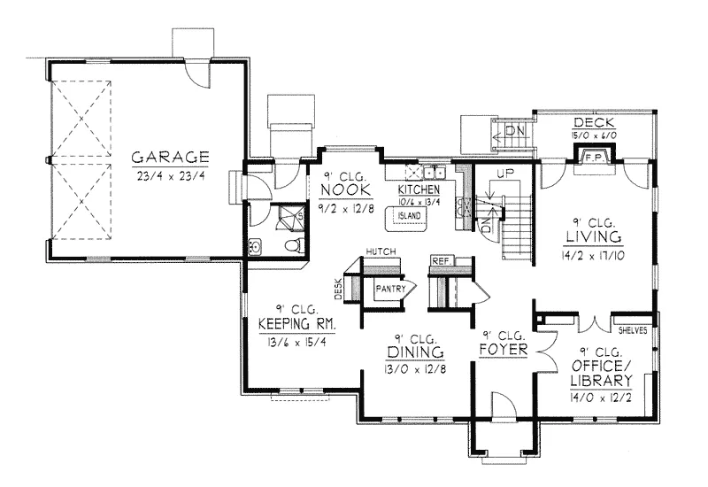 Luxury House Plan First Floor - Richmond Place Luxury Home 096D-0039 - Shop House Plans and More
