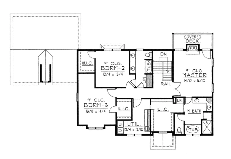 Luxury House Plan Second Floor - Richmond Place Luxury Home 096D-0039 - Shop House Plans and More