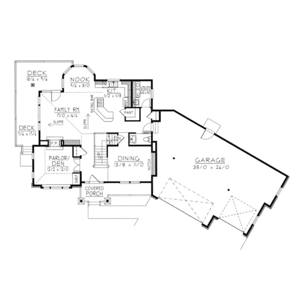 Country House Plan First Floor - Hertiage Hill Neoclassical Home 096D-0042 - Search House Plans and More