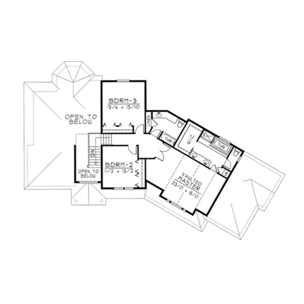 Country House Plan Second Floor - Hertiage Hill Neoclassical Home 096D-0042 - Search House Plans and More