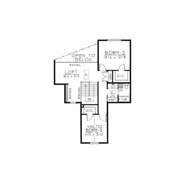 Traditional House Plan Second Floor - Serena Neoclassical Home 096D-0048 - Shop House Plans and More