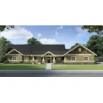 Mountain House Plan Front of House 096D-0059